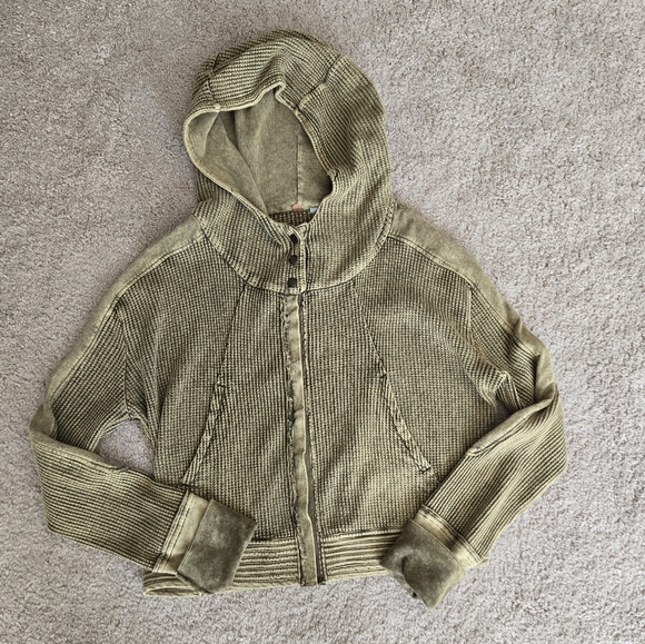 Free People Olive Bomber Jacket - Picture 12 of 16